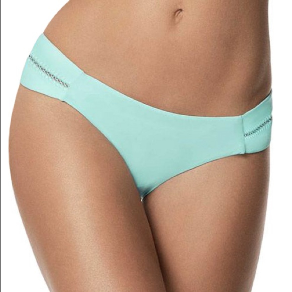 PilyQ Aquamarine Tab Stitch Teeny Bottom NWT Large